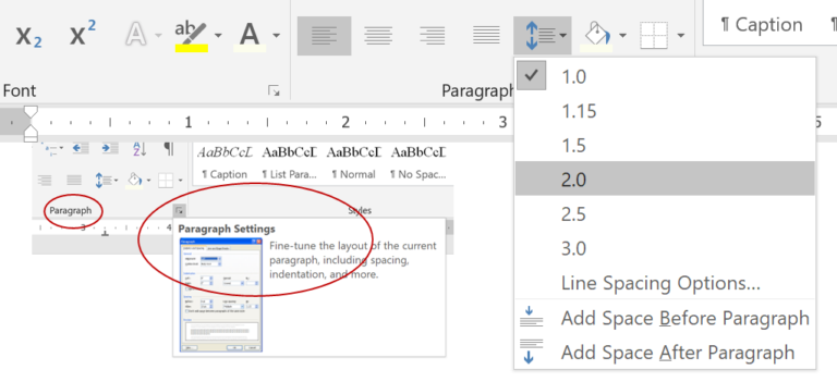how to fix spacing in word after inserting footnote